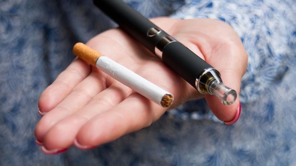 E cigarettes with cigarette like nicotine delivery reduce exposure